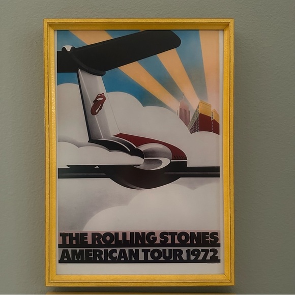 ROLLING STONES 1972 tour framed reproduction posters - Picture 2 of 10